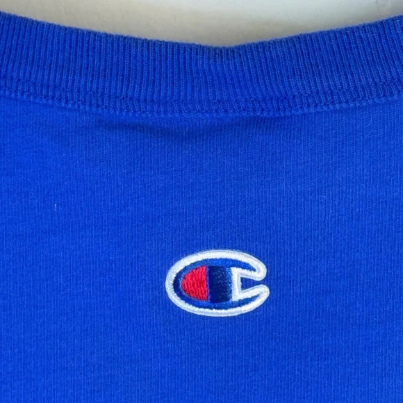 Champion UO Exclusive Heritage Tank Top Men's Size Small in Blue 100% Cotton - Picture 5 of 7